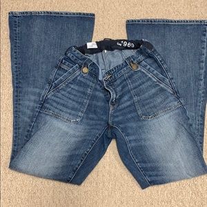 Gap maternity flare leg jeans, size 28/6